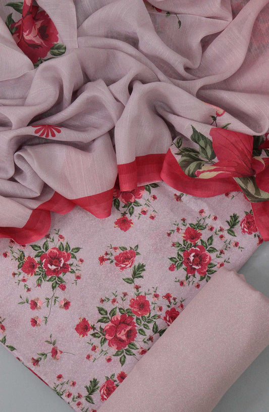 Breezy Winters unstitch Digital Printed Karandi Collection - DESIGN-08