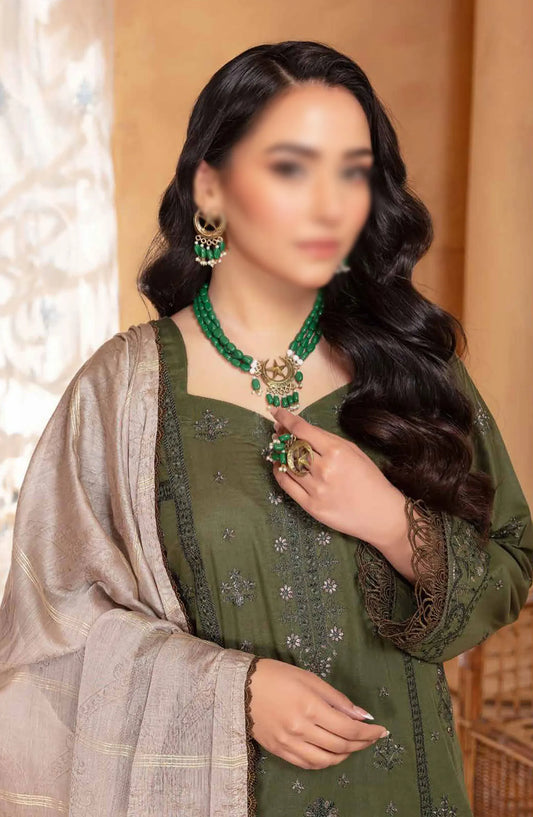 Jugnoo Premium Embroidered Lawn Collection 2024 - Design 08