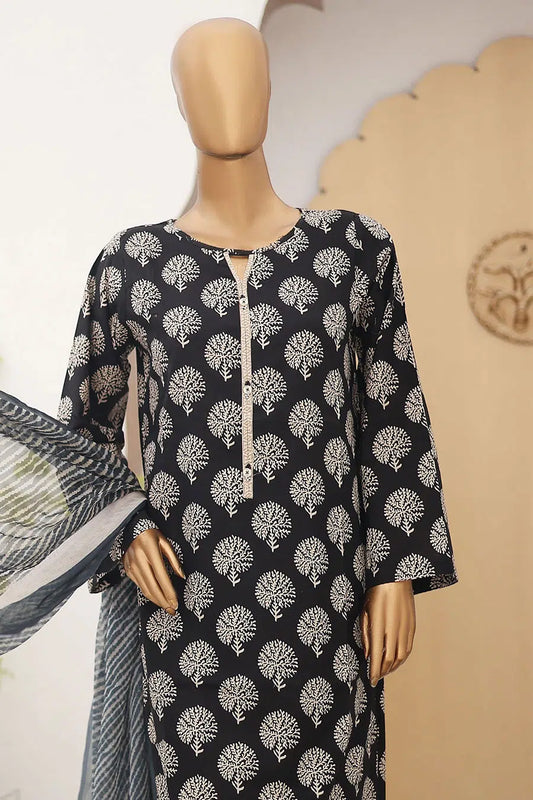 Bin Saeed Printed Lawn with Chiffon Dupatta Collection Vol 03 - Design 08