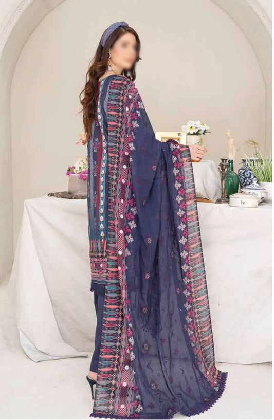 Andaaz Digital Printed and Embroidered Collection By Riaz Arts Chp 02 - DESIGN-08