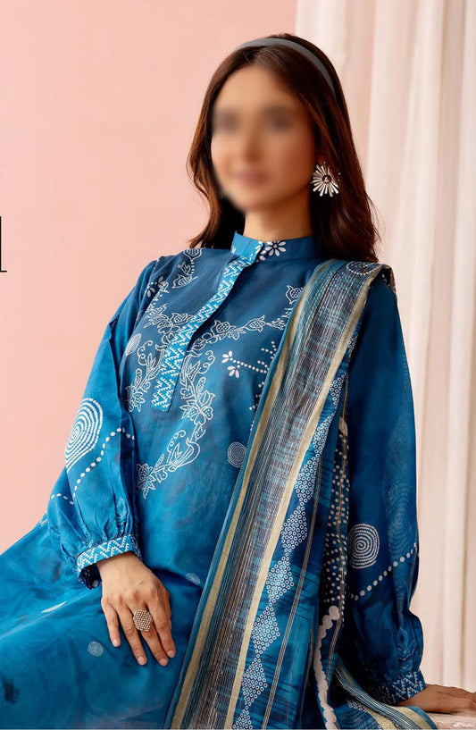 Zarkis Printed Lawn Collection By Riaz Arts - DESIGN-08