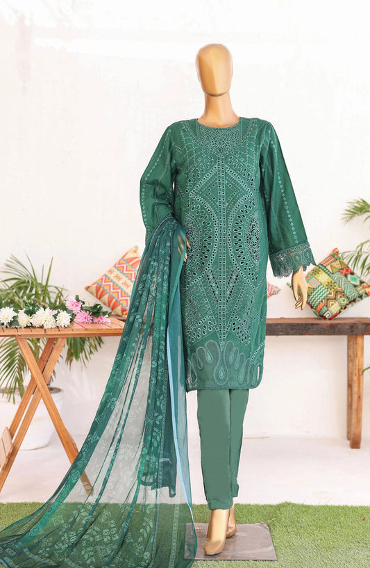 Bin Saeed Luxury Embroidered With Chiffon Dupatta Vol-2 - Design 08