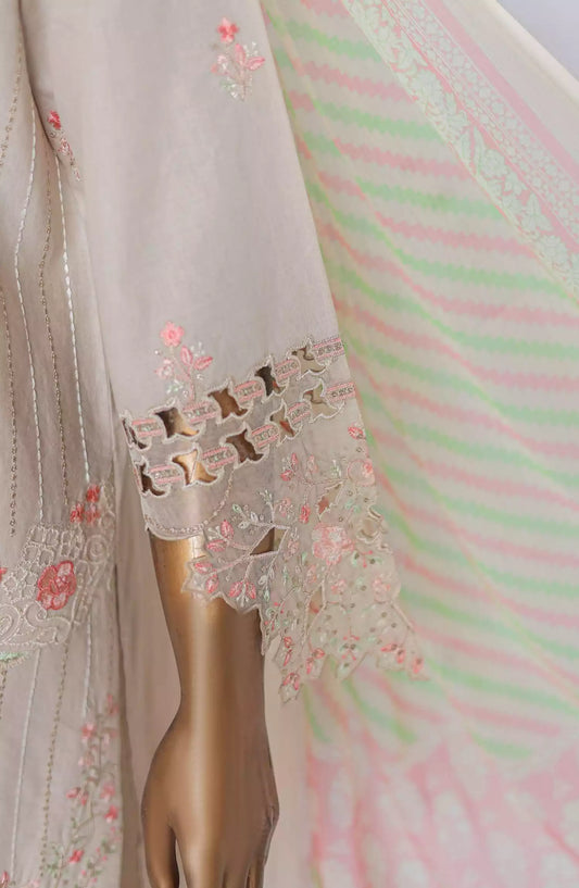 Bin Saeed Luxury Embroidered With Chiffon Dupatta Vol 03 - Design 08