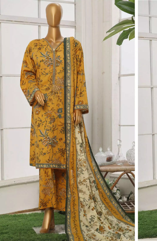 Bin Saeed Exclusive Printed Stitched Cotton Collection - Design 08