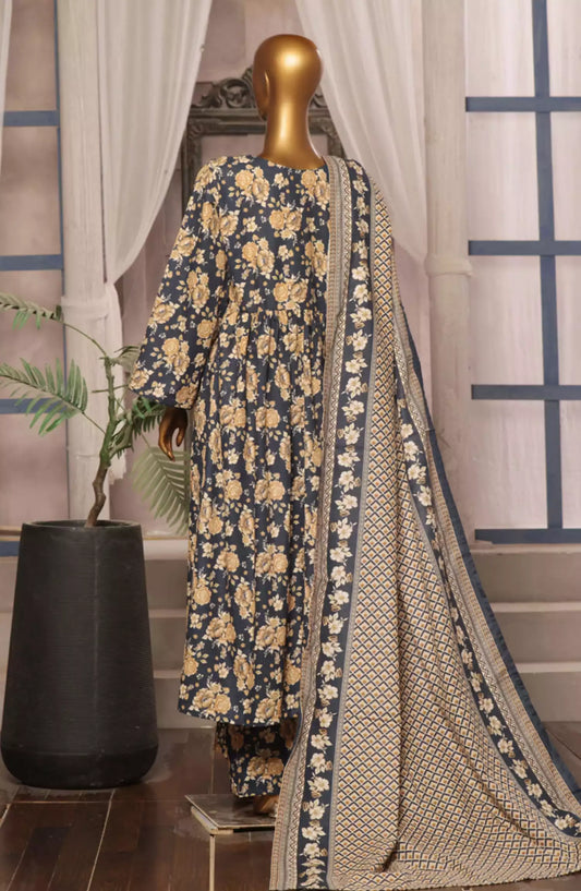 BIN SAEED Exclusive Printed Khaddar 3PC Collection Vol 01 - BS-EPK-Design 08