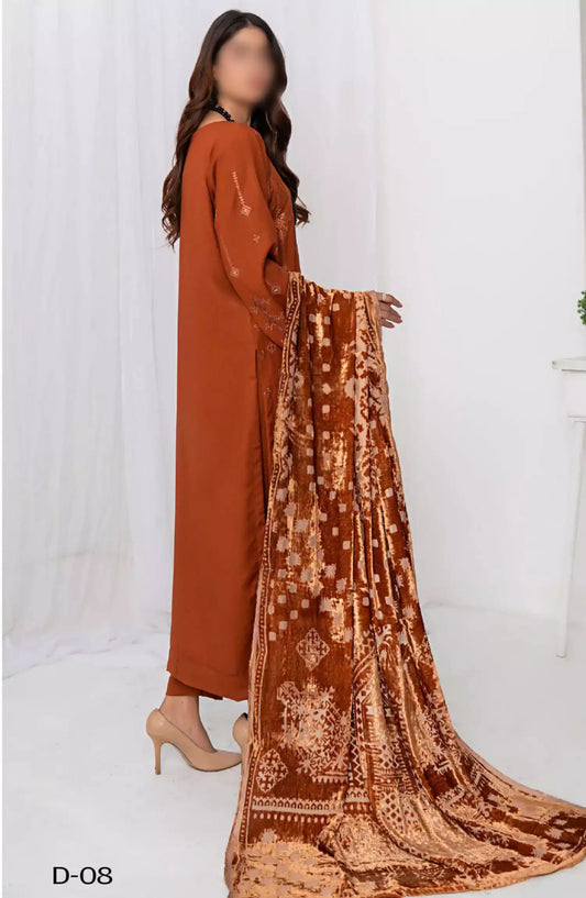 Queen Winter Palachi Shawl Luxurious Collection Vol 05 - Design 08