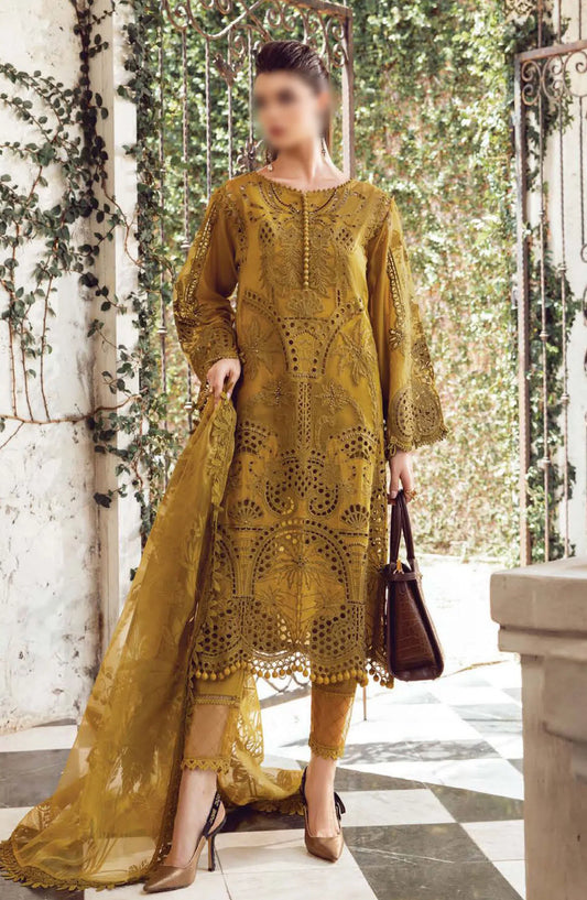 Maria B Unstitched Luxury Lawn Eid Edition 02 - Design 08