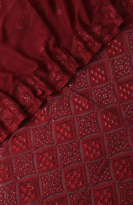 Crinklezza Unstitched Exclusive Chiffon Collection Vol 04 by Amna Khadija - Design 08