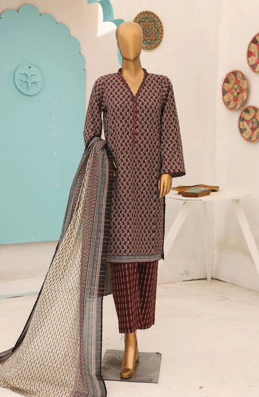 Bin Saeed Printed Lawn Collection 2024 Vol 13 - Design 08