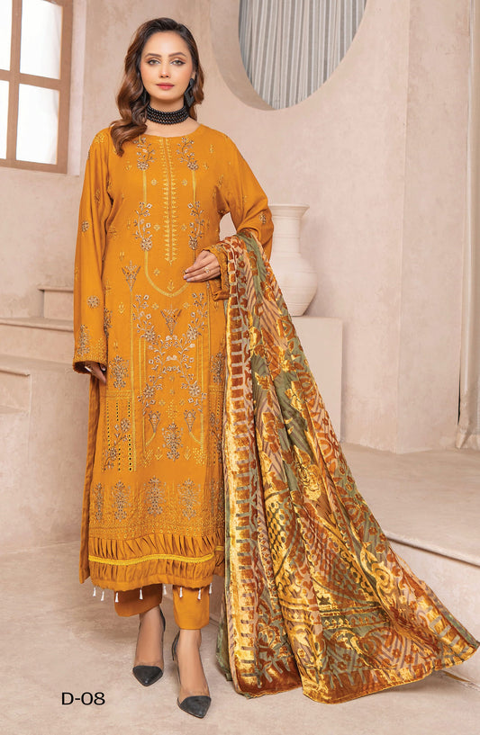 Queen Winter Palachi Shawl Luxurious Collection vol 02 - Design 08