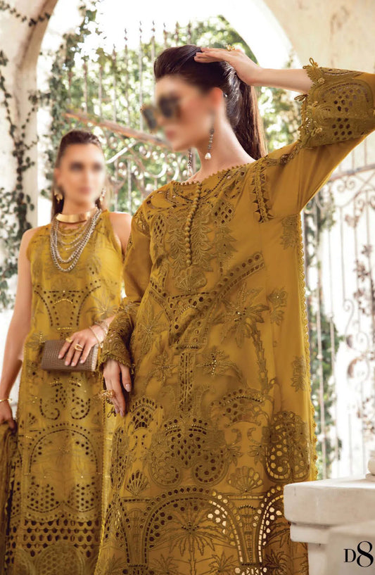 Maria B Unstitched Luxury Lawn Eid Edition 02 - Design 08