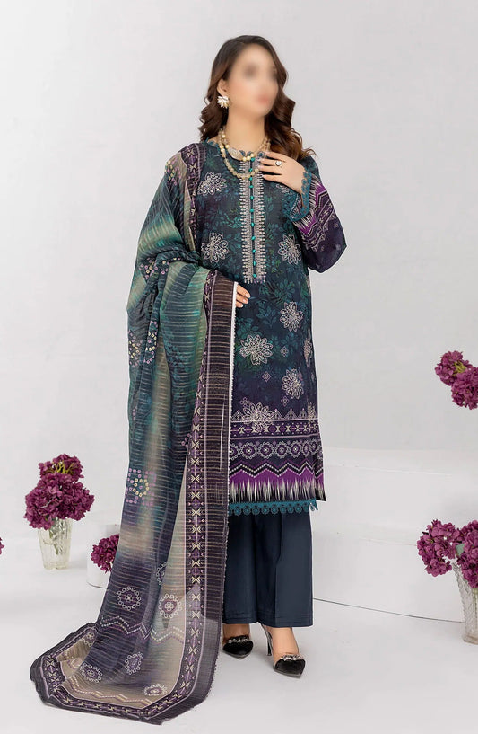 Jasmine Summer Digital Print Fancy Collection - Design 08