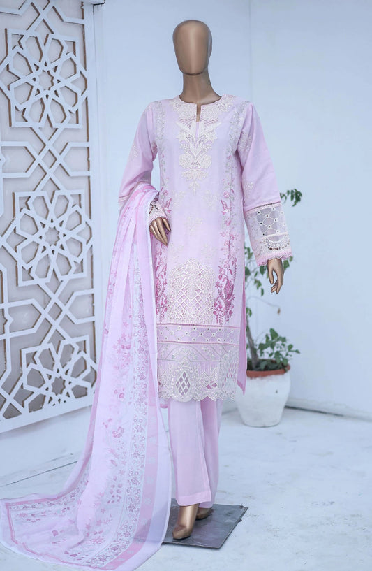 Bin Saeed Luxury Embroidered With Chiffon Dupatta - Design 08