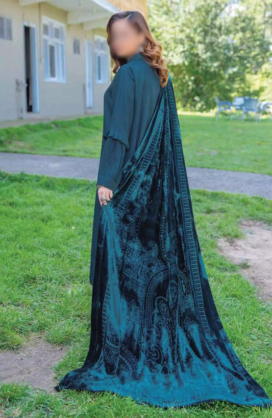 Insia Luxury Winter Zari Wool Collection By Riaz Arts - Design 08