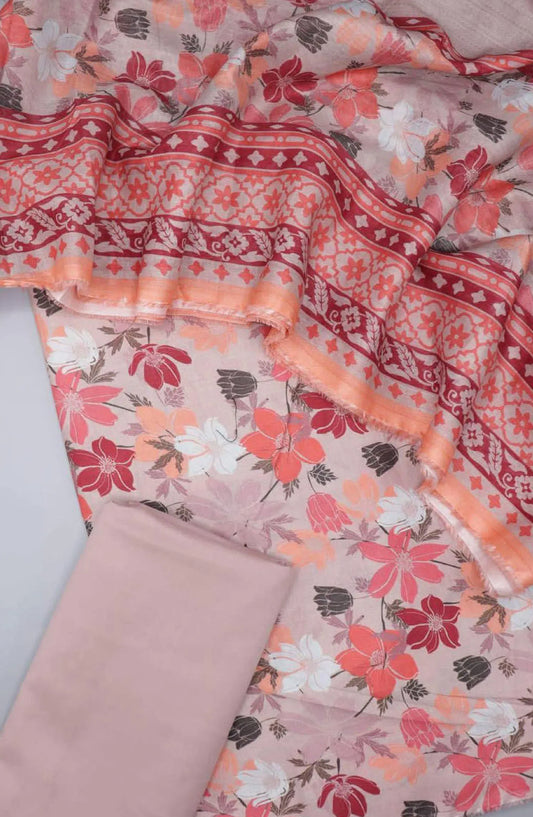 Bin Saeed Unstitched Printed Lawn Collection 2024 Vol 03 - Design 08