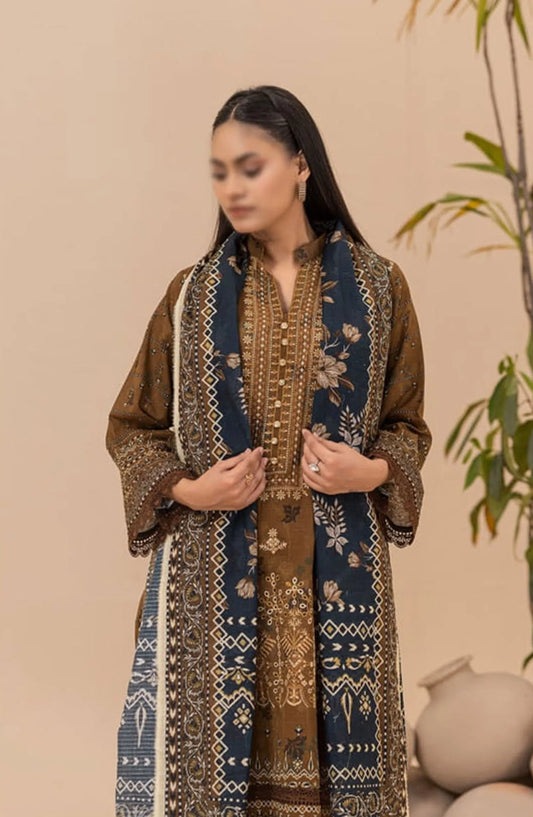 Jasmine Lawn Dora Digital Print and Embroidered Collection Vol 16 - Design 09