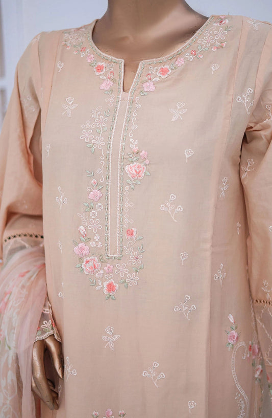 Bin Saeed Luxury Embroidered With Chiffon Dupatta - Design 09