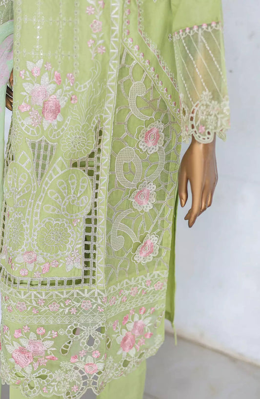 Bin Saeed Luxury Embroidered With Chiffon Dupatta Vol 03 - Design 09