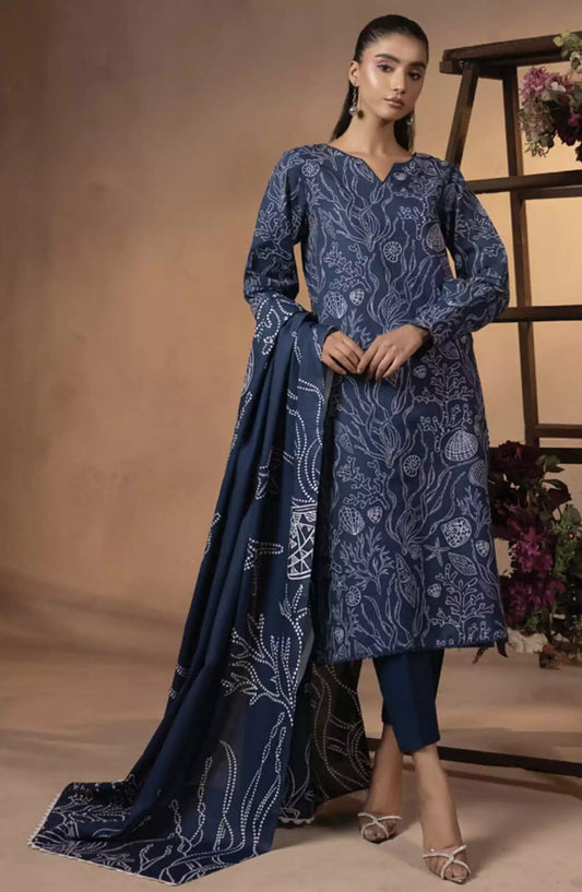 RAYA by Hum Dum Printed Khaddar Collection - RHM-Design 09