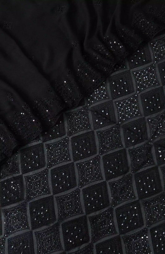 Crinklezza Unstitched Exclusive Chiffon Collection Vol 04 by Amna Khadija - Design 09