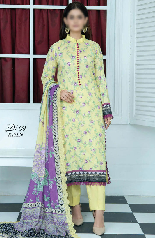 Mashaal Exclusive Digital Printed Collection By Riaz Arts - Design-09