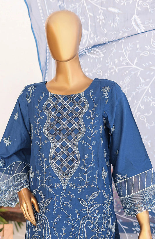 Bin Saeed Luxury Embroidered With Chiffon Dupatta Vol-2 - Design 09