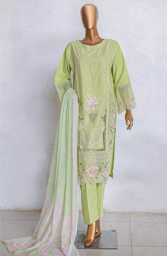 Bin Saeed Luxury Embroidered With Chiffon Dupatta Vol 03 - Design 09