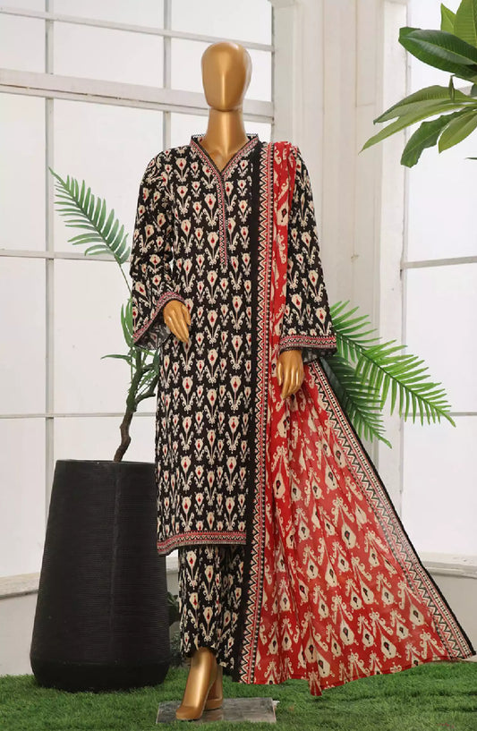 Bin Saeed Exclusive Printed Stitched Cotton Collection - Design 09