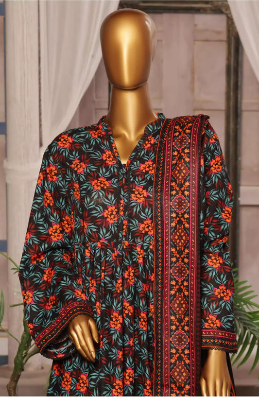 BIN SAEED Exclusive Printed Khaddar 3PC Collection Vol 01 - BS-EPK-Design 09