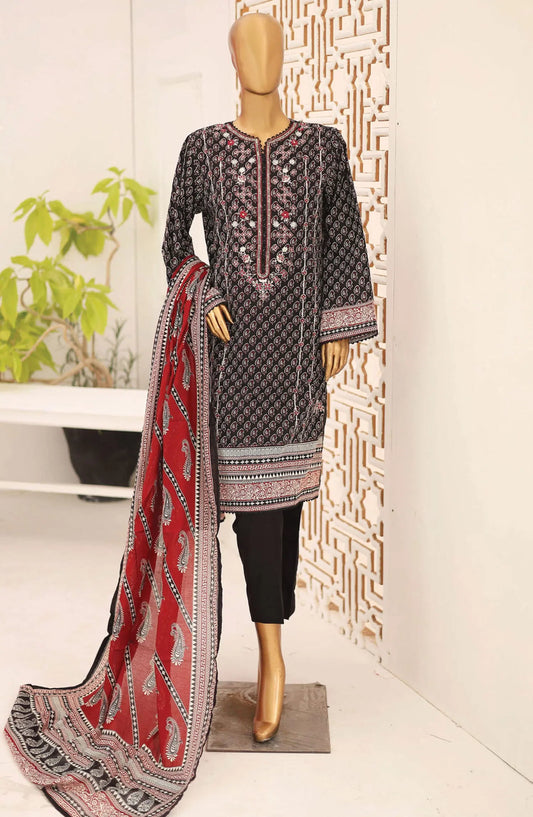 Bin Saeed  Exclusive Embroidered 3 PC Collection 2024 - Design 09