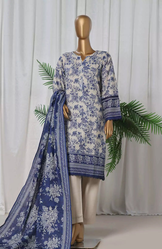 Sadabahar Khaddar Stitched Printed Collection 2024 - Design 09
