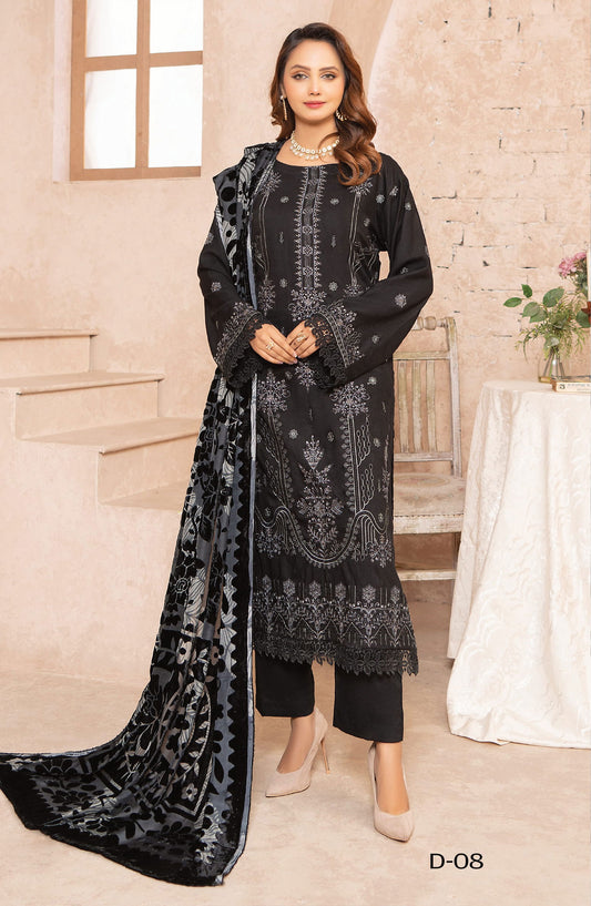 Queen Winter Palachi Shawl Luxurious Collection vol 02 - Design 09