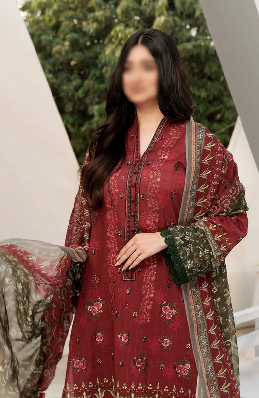 Noor E Hani Printed and Embroidered Lawn Collection Vol 43 - Design 10