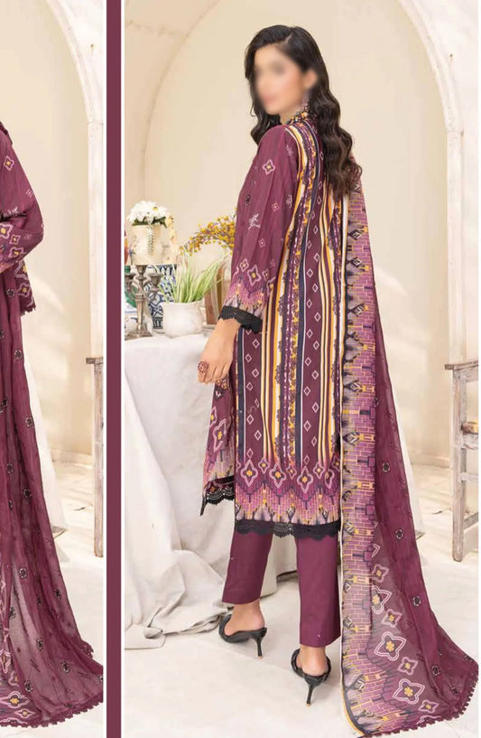 10Andaaz Digital Printed and Embroidered Collection By Riaz Arts Chp 02 - DESIGN-10