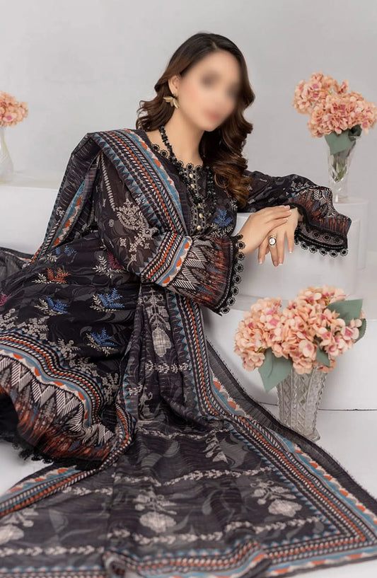 Jasmine Summer Digital Print Fancy Collection - Design 10