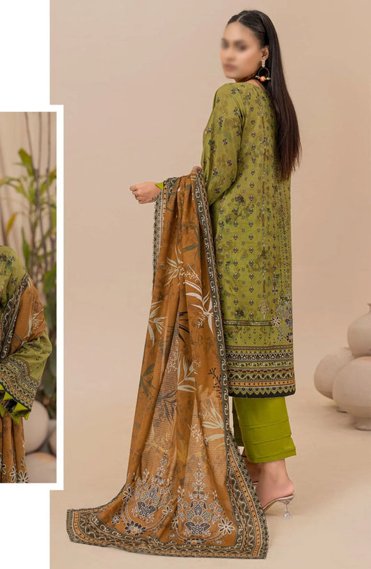 Jasmine Lawn Dora Digital Print and Embroidered Collection Vol 16 - Design 10
