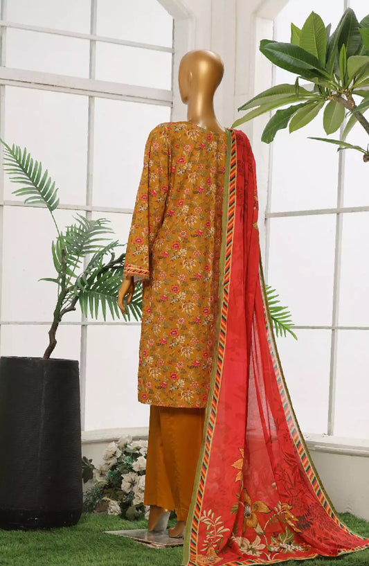 Bin Saeed Exclusive Printed Stitched Cotton Collection - Design 10
