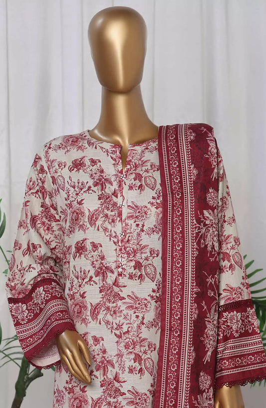 Sadabahar Khaddar Stitched Printed Collection 2024 - Design 10