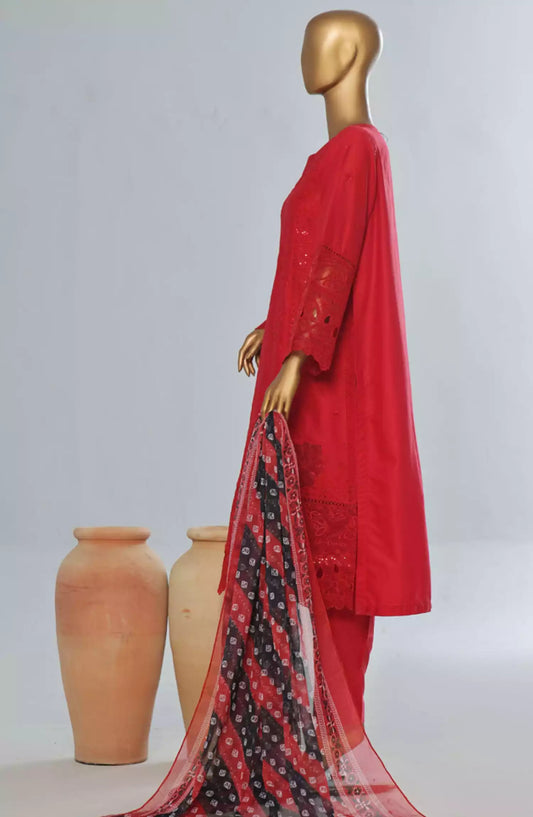 Bin Saeed Luxury RTW Cotton Embroidered Collection 2024 Vol 04 - Design 10