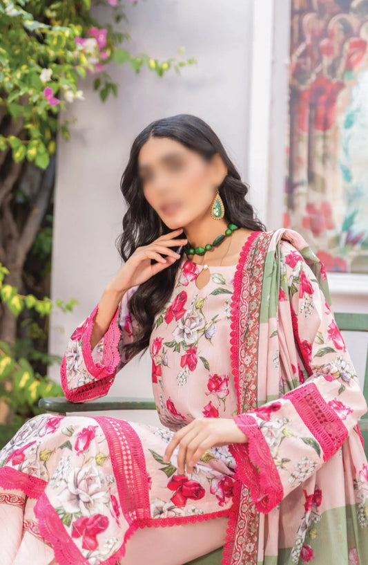 Rang E Noor Digital Printed Dobby Lawn Collection - Design-10