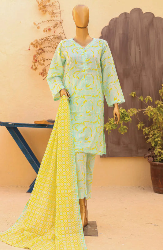 Bin Saeed Printed Lawn Collection 2024 Vol 13 - Design 09