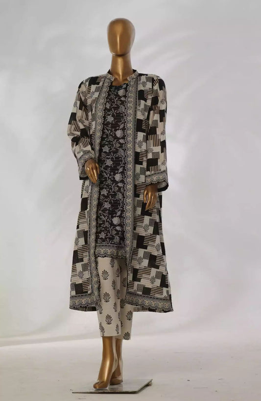 Bin Saeed Khaddar Printed Fusion Collection - Design 10