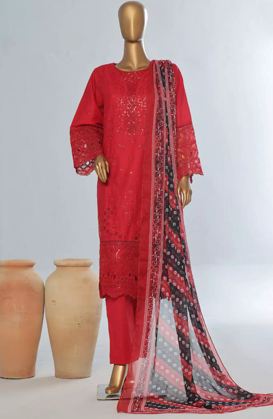 Bin Saeed Luxury RTW Cotton Embroidered Collection 2024 Vol 04 - Design 10