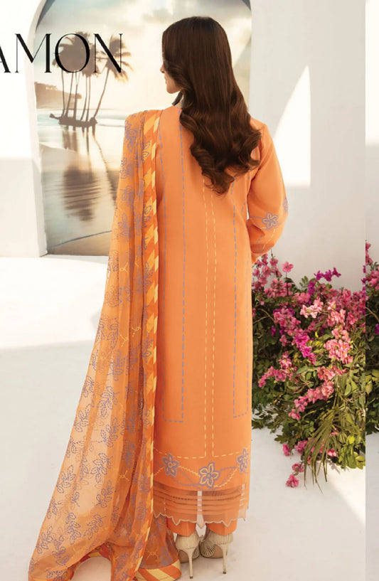 Rang Rasiya Florence Summer Edit 2024 - DESIGN-10 CINNAMON