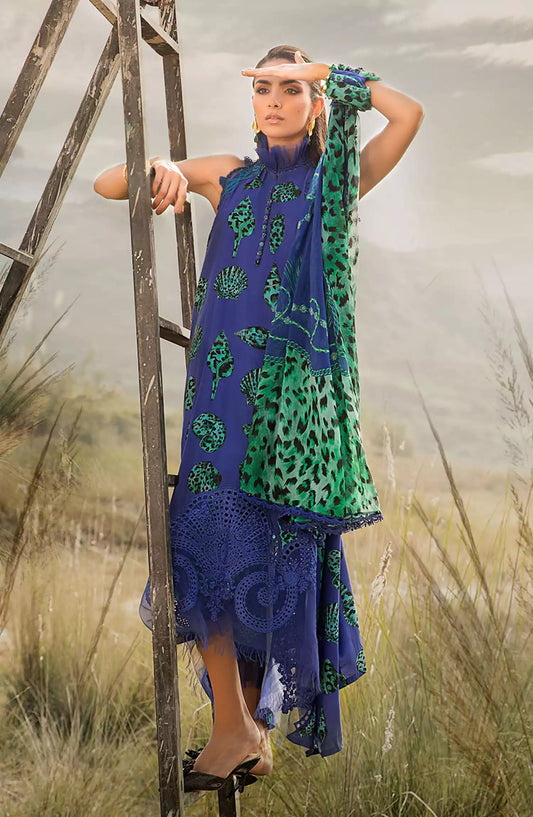 Maria B Unstitched M. Prints Winter 2024 - DESIGN-10 A