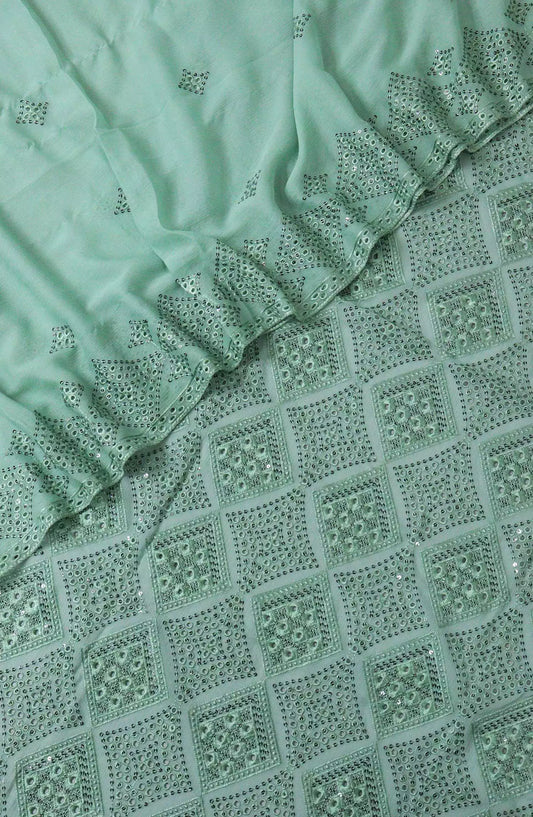 Crinklezza Unstitched Exclusive Chiffon Collection Vol 04 by Amna Khadija - Design 11