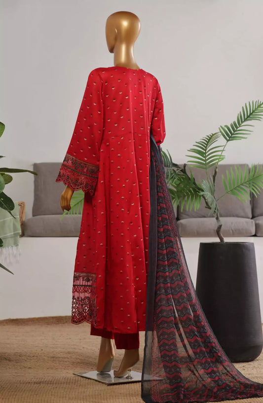 Bin Saeed Embroidered Frocks Jacquard Festive Collection Vol 01 - DESIGN-11