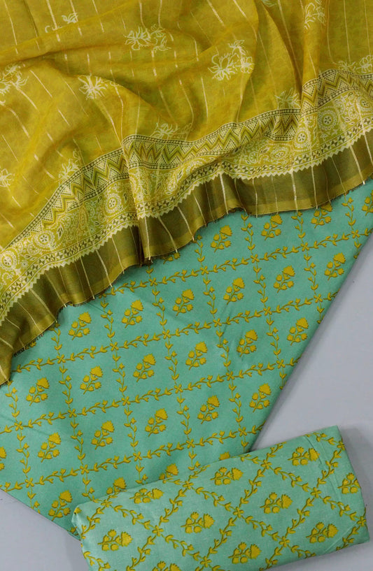 Bin Saeed Unstitch Printed Cotton Collection VOL 02 - Design 12