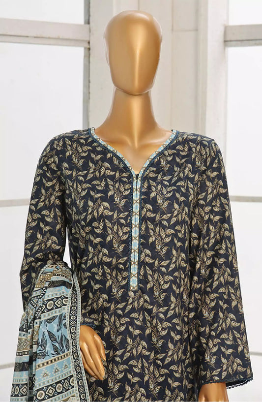 Bin Saeed Exclusive Printed Stitched Cotton Collection - Design 12