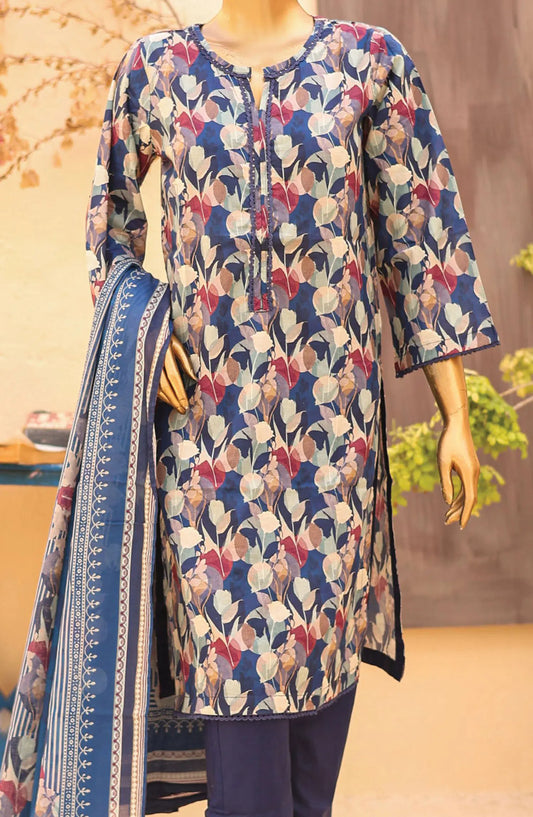 Bin Saeed Printed Lawn Collection 2024 Vol 13 - Design 12